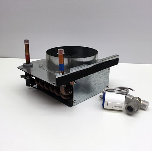 Eftervärme vatten (inkl 2-väg & ställdon)